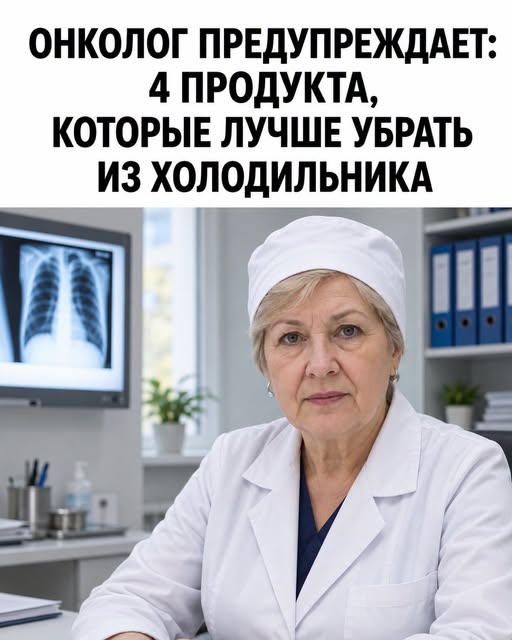 Онколог советует по-новому взглянуть на содержимое холодильника: речь идёт не о редких добавках, а о 4 привычных продуктах, которые есть дома у многих. Самый неожиданный пункт — тот, который обычно считают наиболее лёгким и безвредным.
