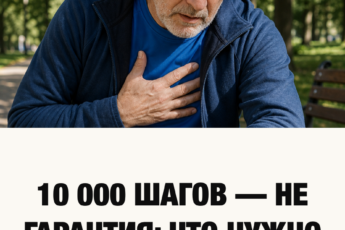 Почему 10 000 шагов не гарантируют здоровье сердца после 50